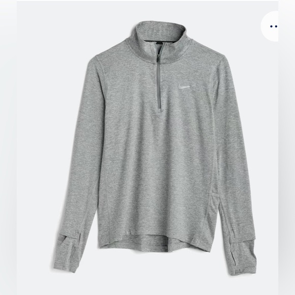 Like New- Gray Nike Element Half Zip Pullover - Picture 4 of 5